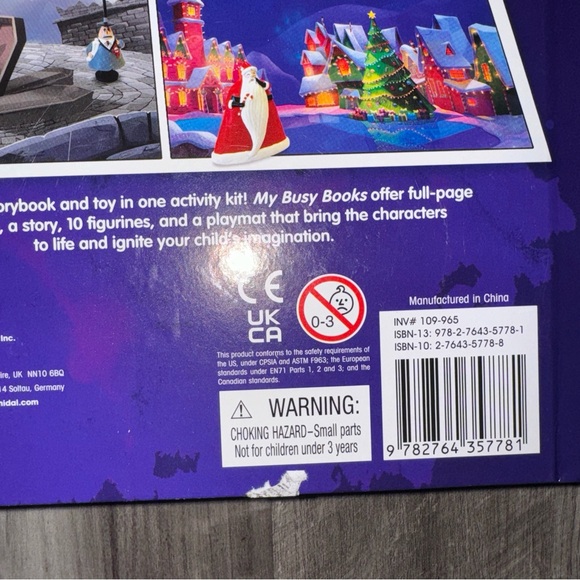 Disney Nightmare Before Christmas My Busy Books - Storybook, 10 figurines, play - Picture 11 of 11